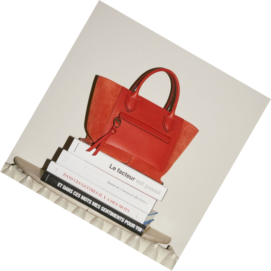 Longchamp Mailbox M Handtas Dames Oranje | NL-ZW38640