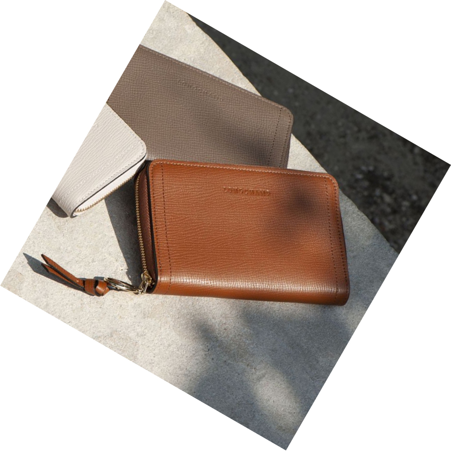 Longchamp Mailbox Portefeuille Dames Bruin | NL-EA06914
