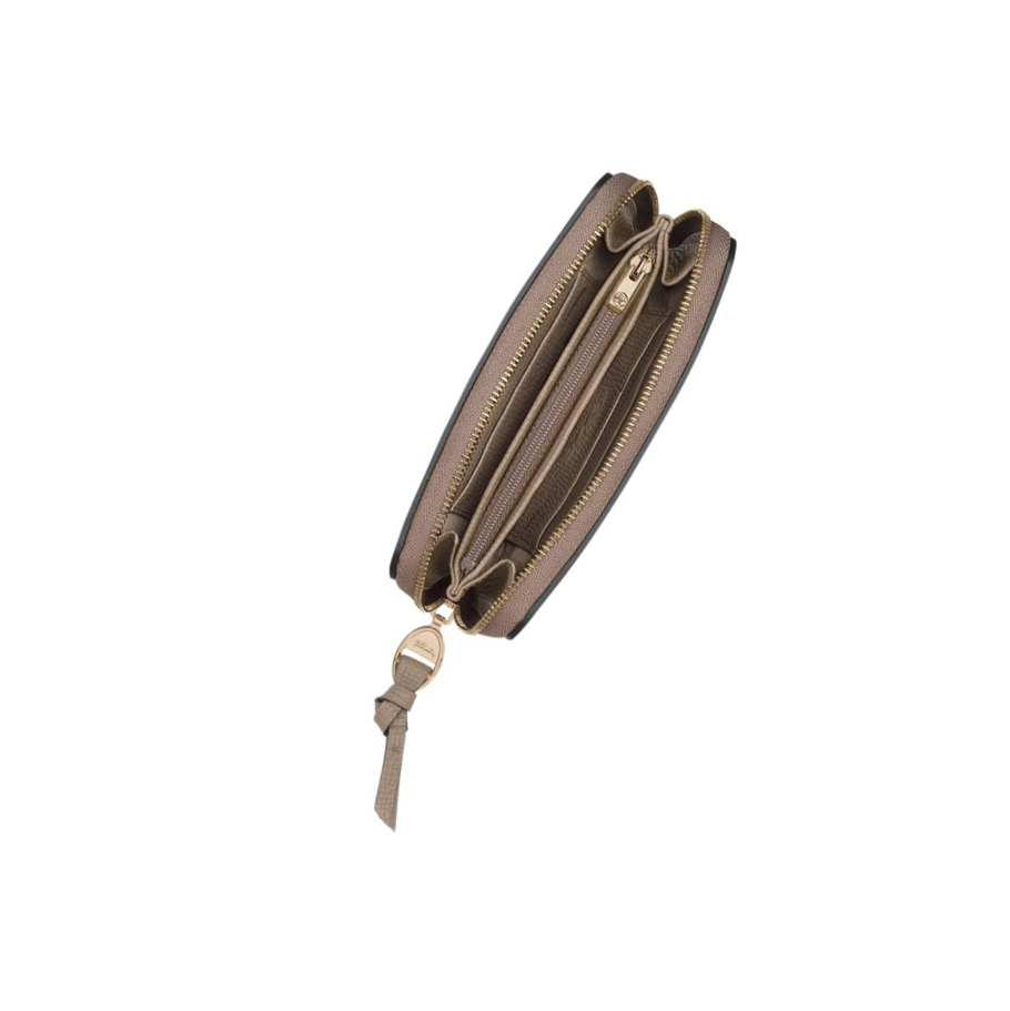 Longchamp Mailbox Portefeuille Dames Bruin | NL-YU56934