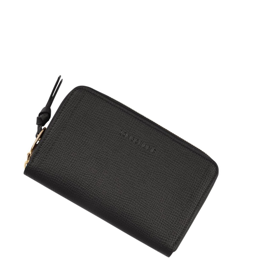 Longchamp Mailbox Portefeuille Dames Zwart | NL-ES43291