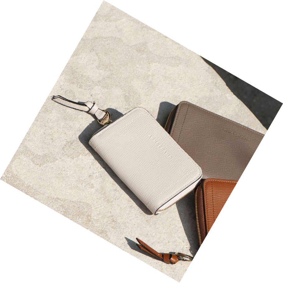 Longchamp Mailbox Portemonnee Dames Beige | NL-LX62709