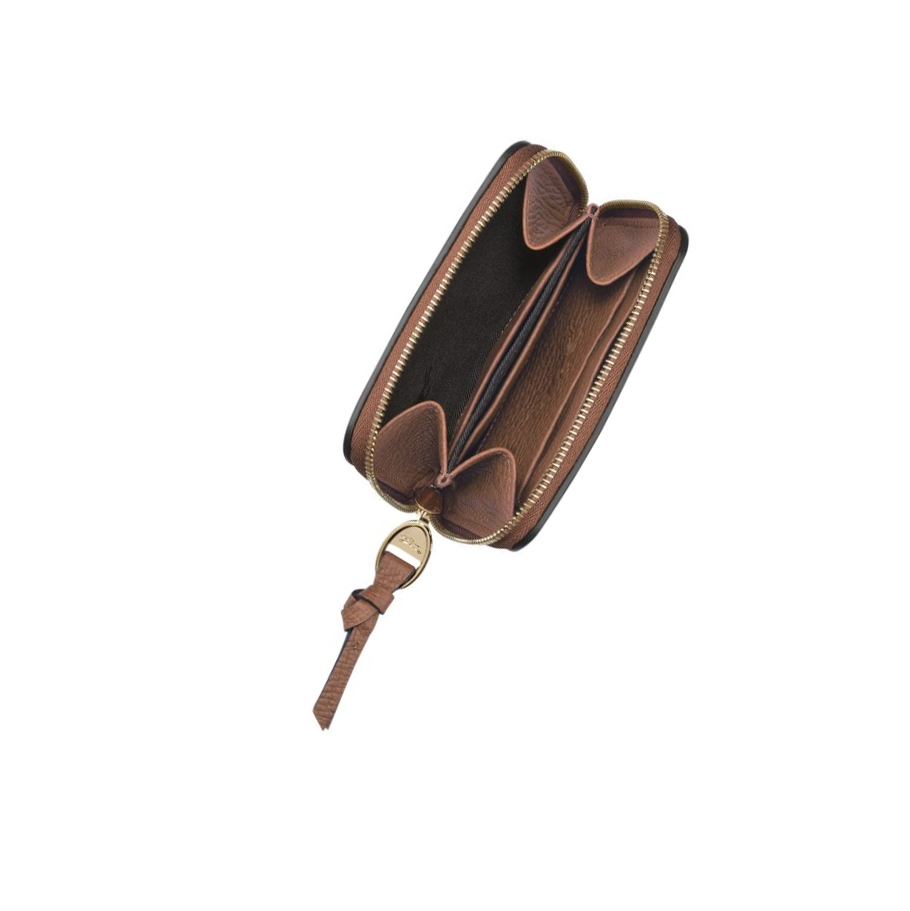 Longchamp Mailbox Portemonnee Dames Bruin | NL-RQ83240