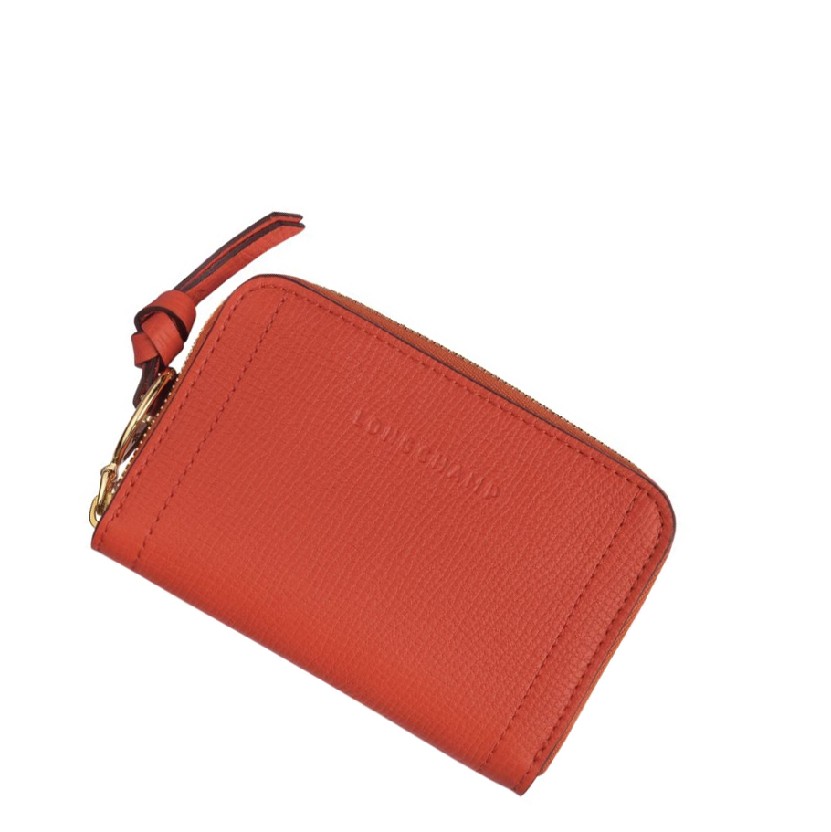 Longchamp Mailbox Portemonnee Dames Oranje | NL-FP83075