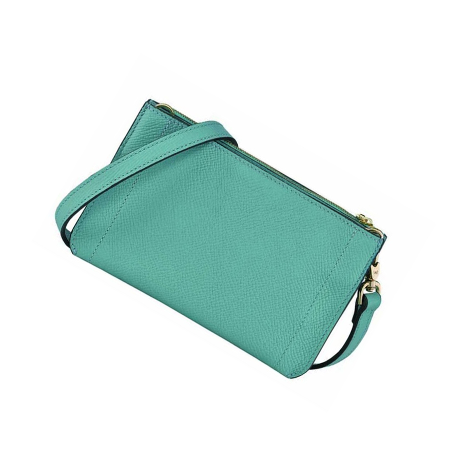 Longchamp Mailbox Rits Rond Portemonnee Dames Blauw | NL-NO47830