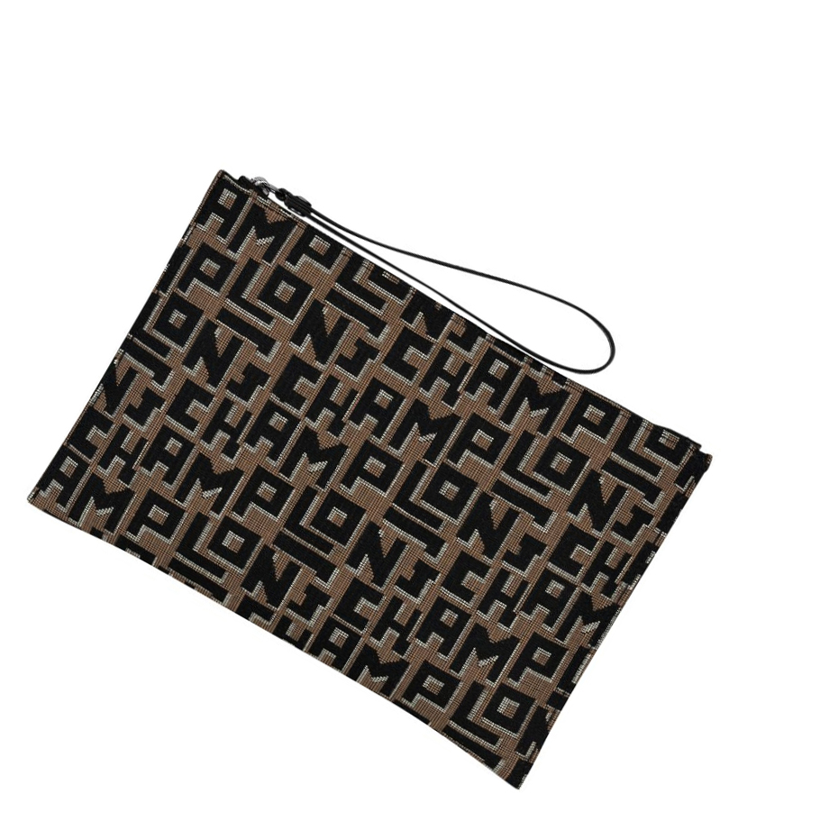 Longchamp Roseau Essential Lgp Zak Dames Bruin Zwart | NL-NH38140