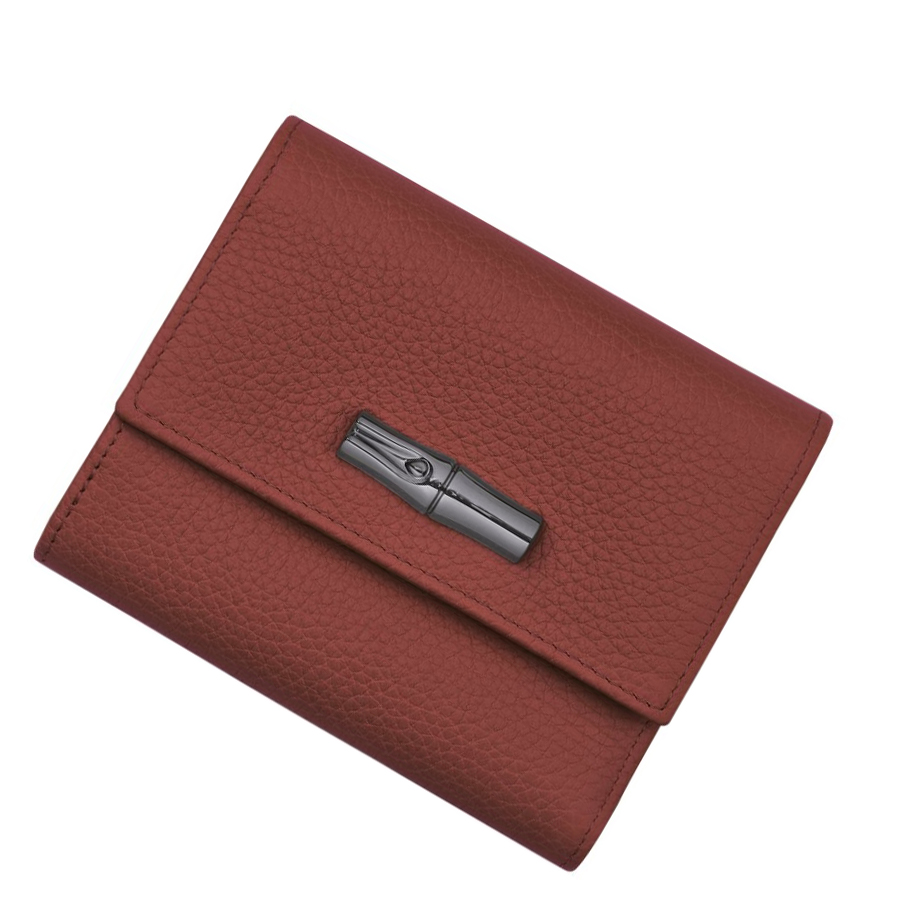 Longchamp Roseau Essential Portefeuille Dames Bruin | NL-IJ10475