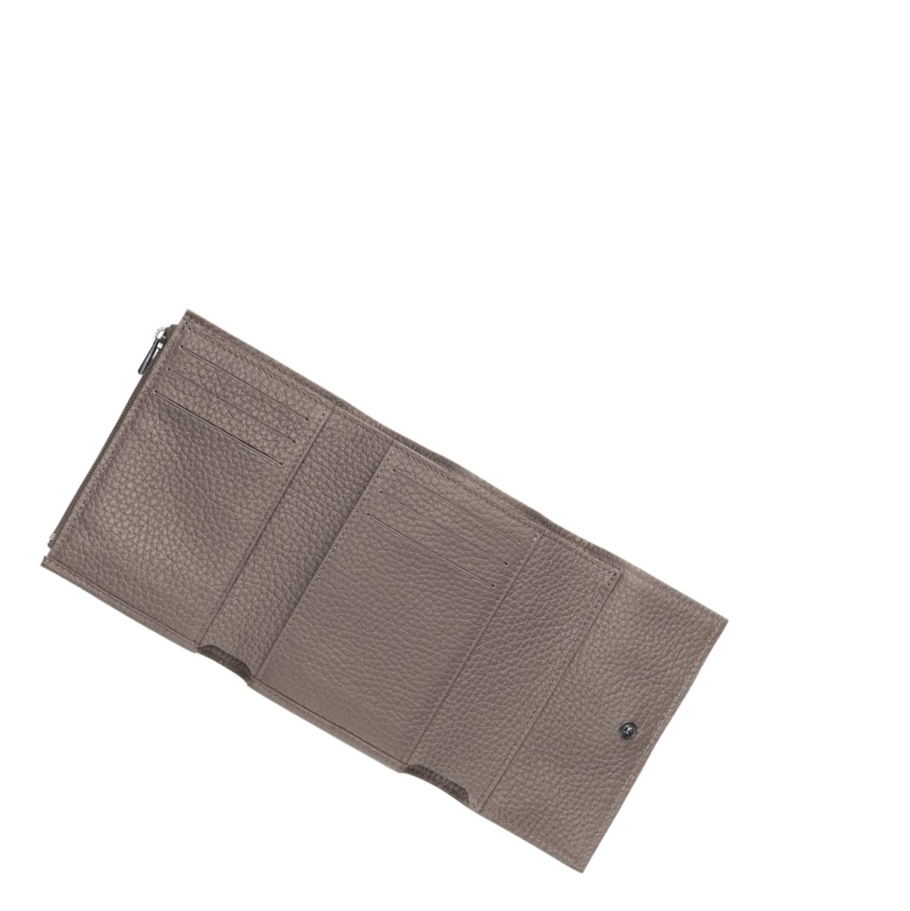 Longchamp Roseau Essential Portefeuille Dames Grijs | NL-OA09214