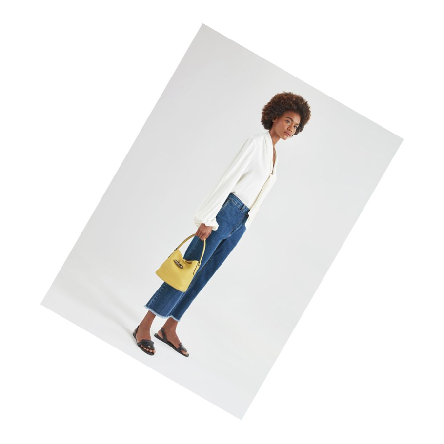Longchamp Roseau Essential S Handtas Dames Geel | NL-NS58942