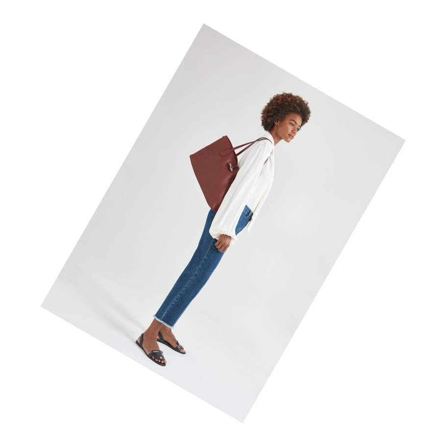 Longchamp Roseau Essential Schoudertassen Dames Grijs | NL-CI10694