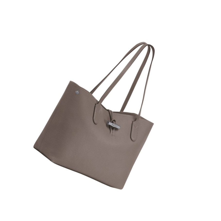 Longchamp Roseau Essential Schoudertassen Dames Grijs | NL-CI10694