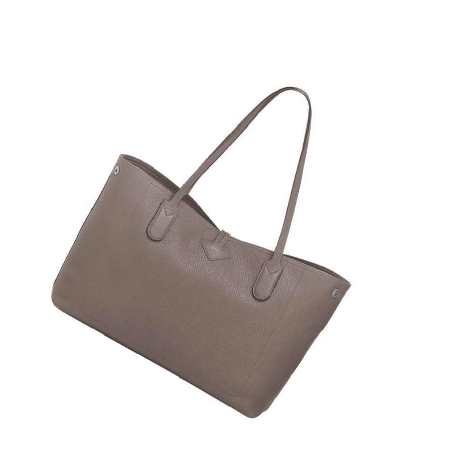 Longchamp Roseau Essential Schoudertassen Dames Grijs | NL-CI10694