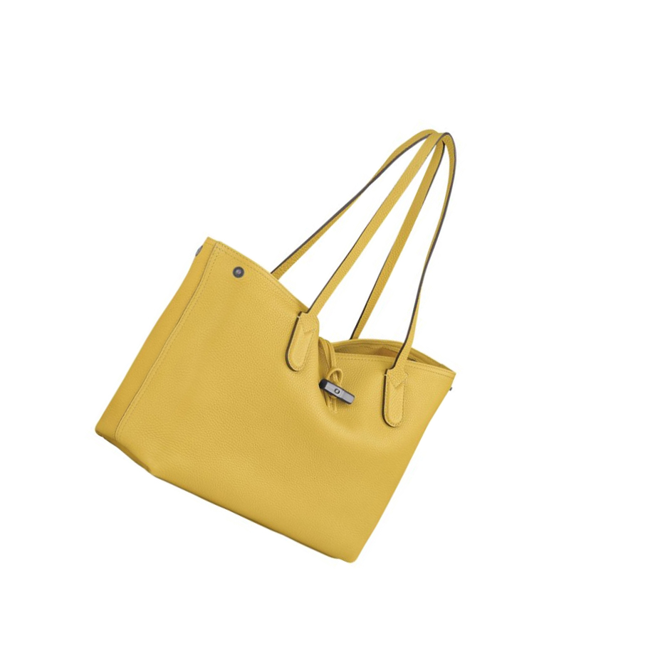 Longchamp Roseau Essential Schoudertassen Dames Geel | NL-FP59730