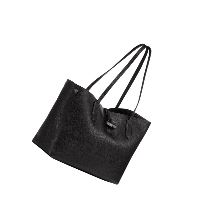 Longchamp Roseau Essential Schoudertassen Dames Zwart | NL-FT27654