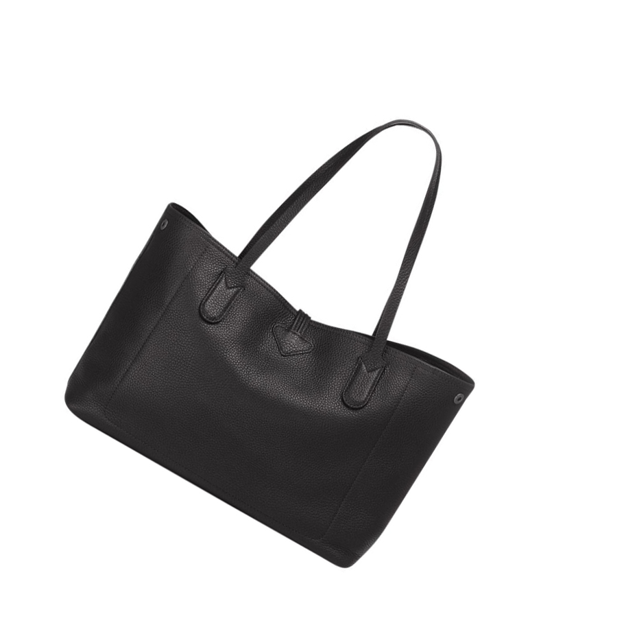 Longchamp Roseau Essential Schoudertassen Dames Zwart | NL-FT27654