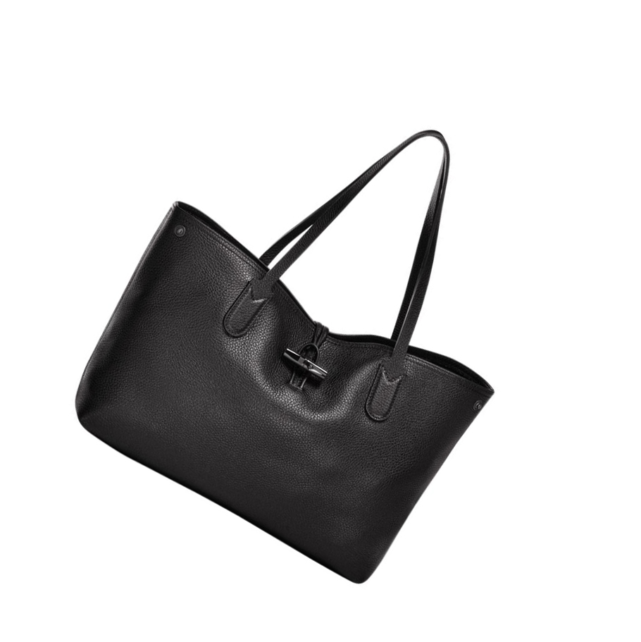 Longchamp Roseau Essential Schoudertassen Dames Zwart | NL-FT27654