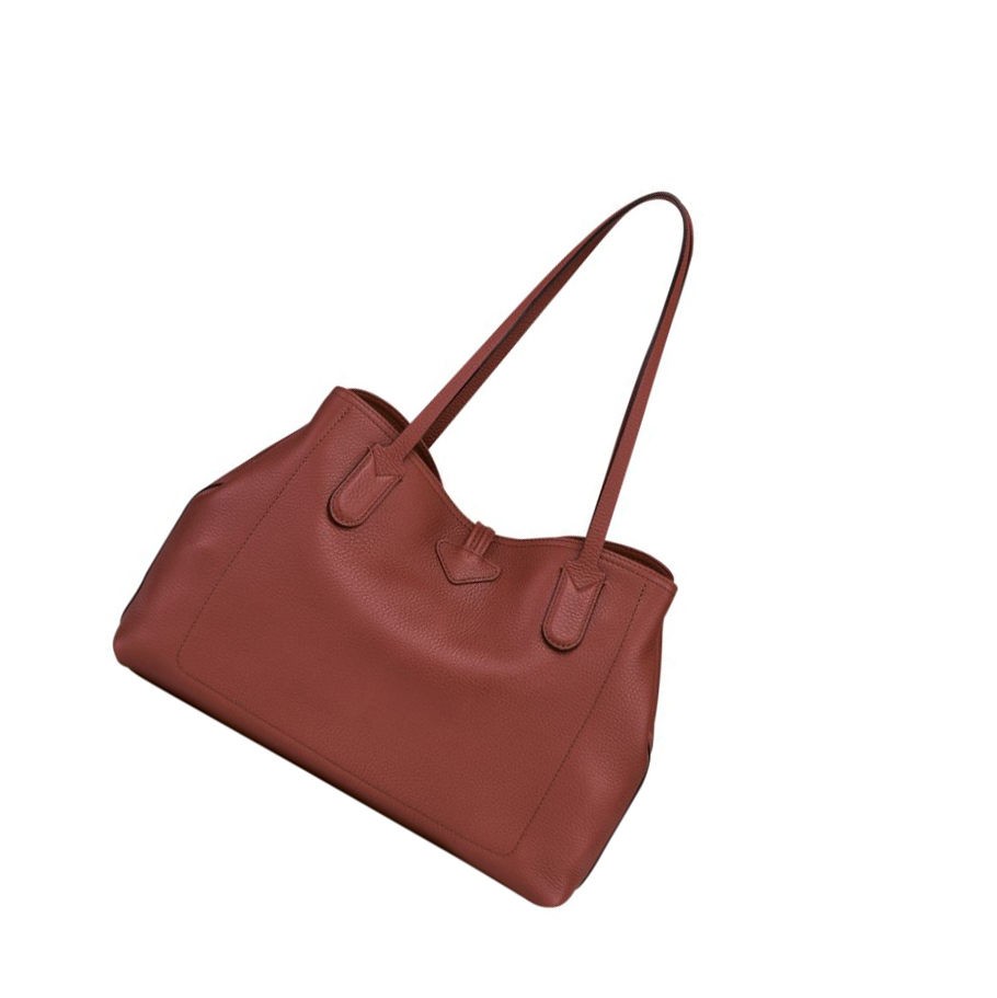 Longchamp Roseau Essential Schoudertassen Dames Bruin | NL-KO43179