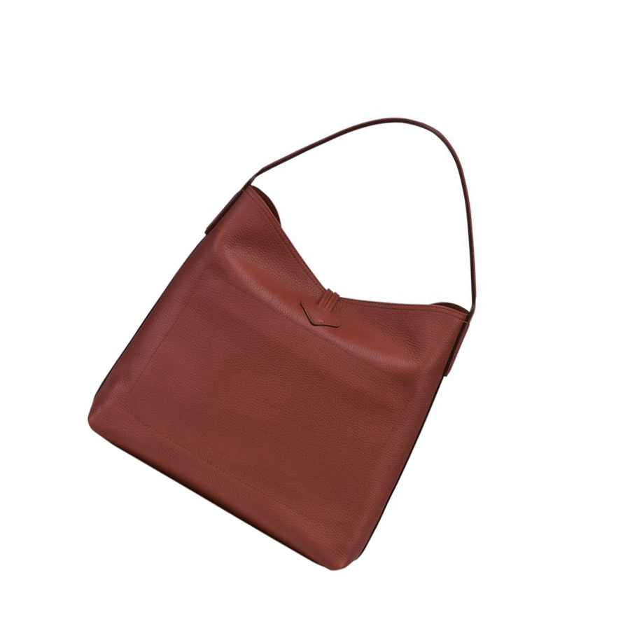 Longchamp Roseau Essential Schoudertassen Dames Bruin | NL-QT90435