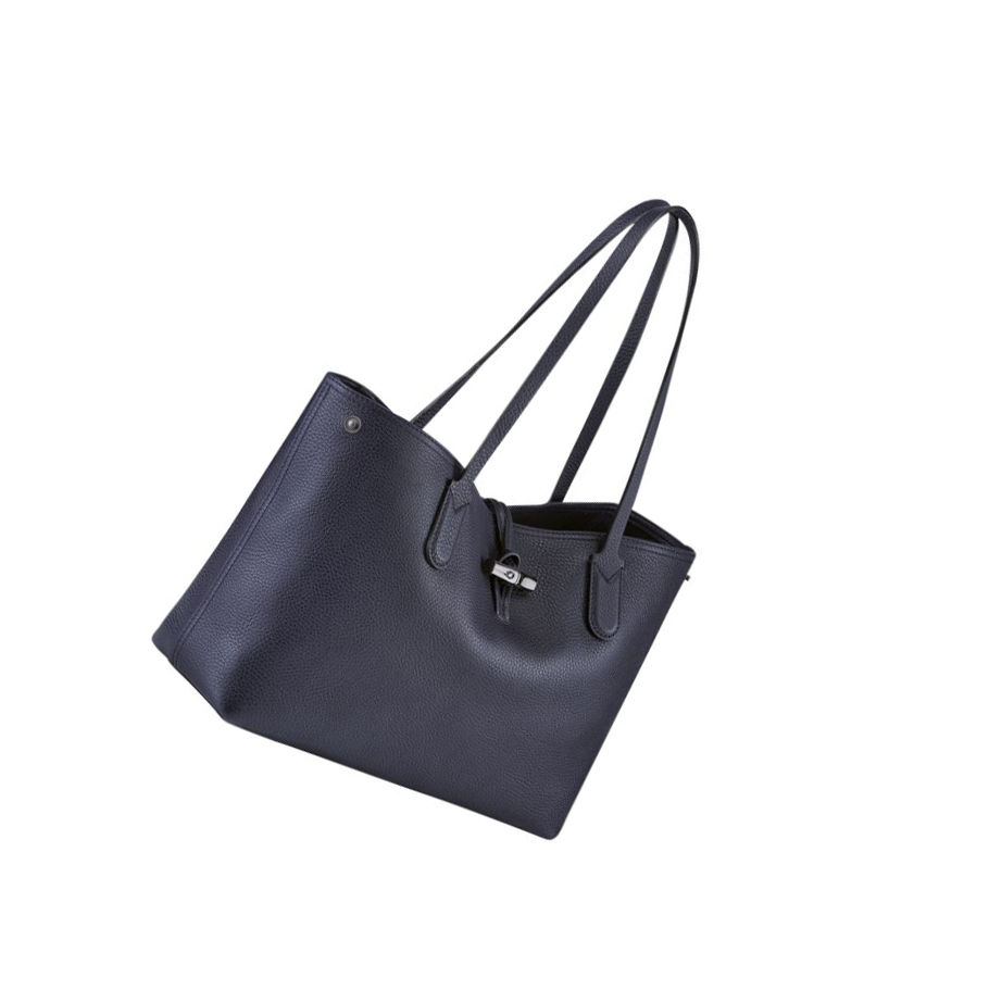 Longchamp Roseau Essential Schoudertassen Dames Donkerblauw | NL-WU86524