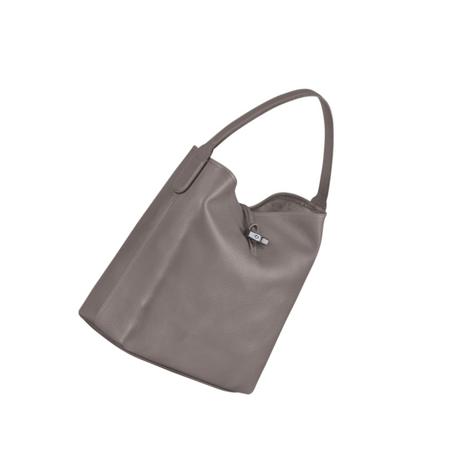 Longchamp Roseau Essential Schoudertassen Dames Grijs | NL-XU94507