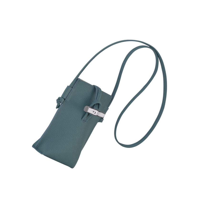 Longchamp Roseau Hoesje Dames Blauw | NL-YC98512