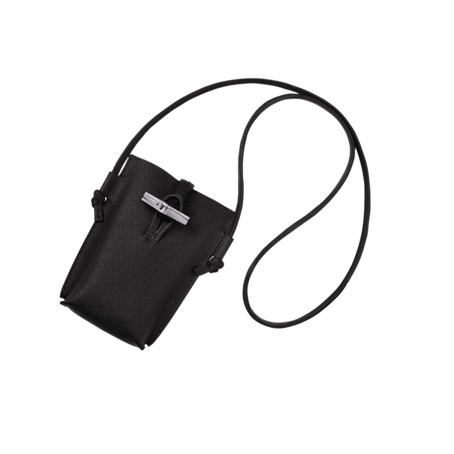 Longchamp Roseau Hoesje Dames Zwart | NL-WR56093