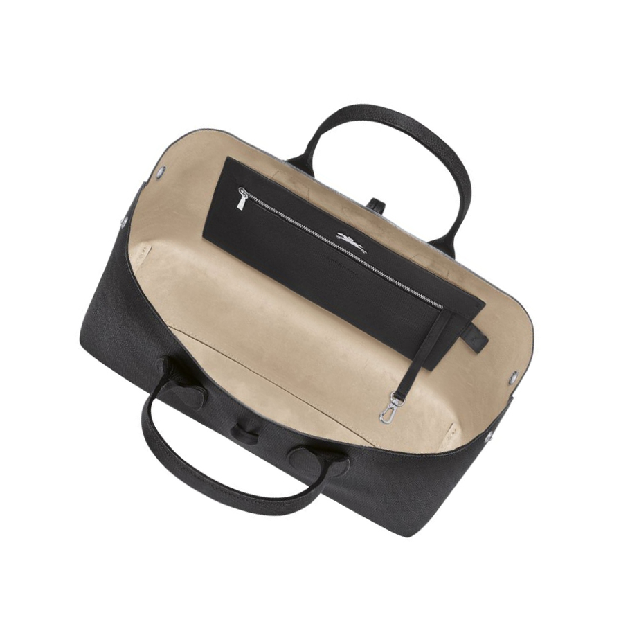 Longchamp Roseau L Handtas Dames Zwart | NL-BC27305