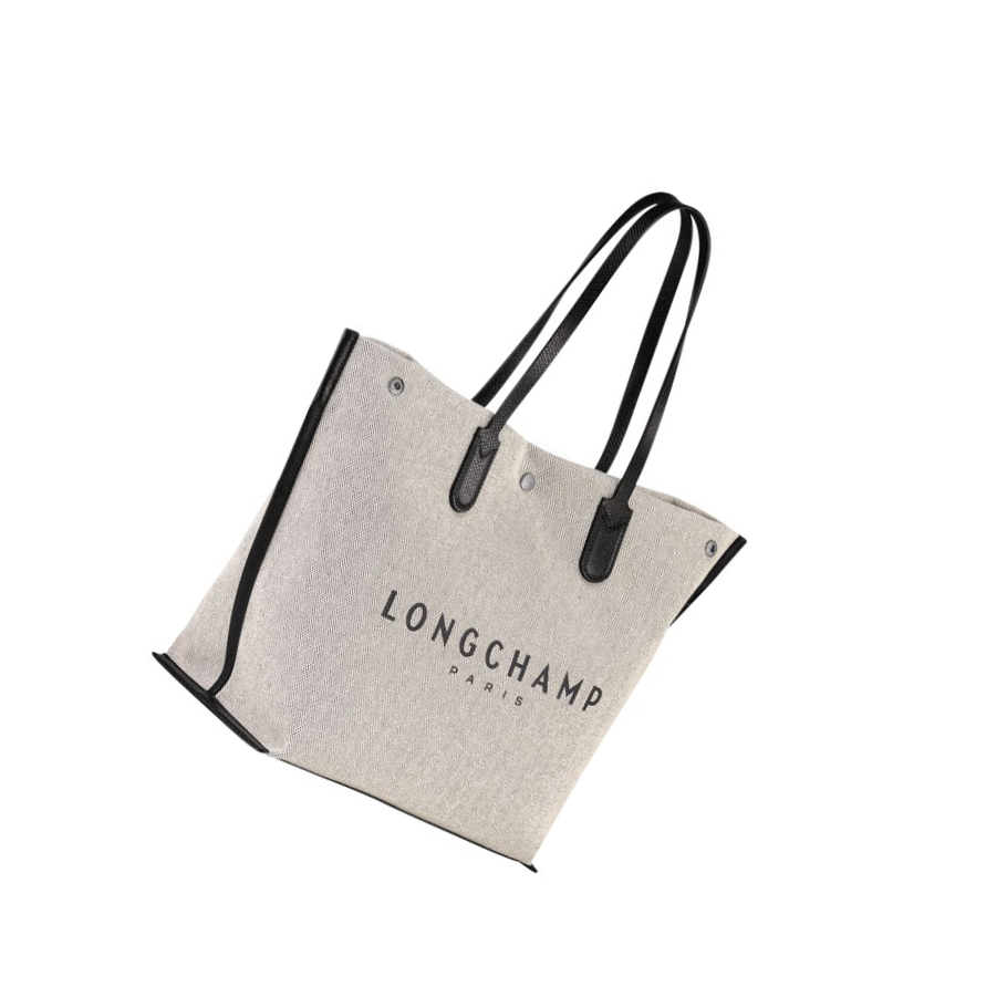 Longchamp Roseau L Schoudertassen Dames Beige | NL-YD05627