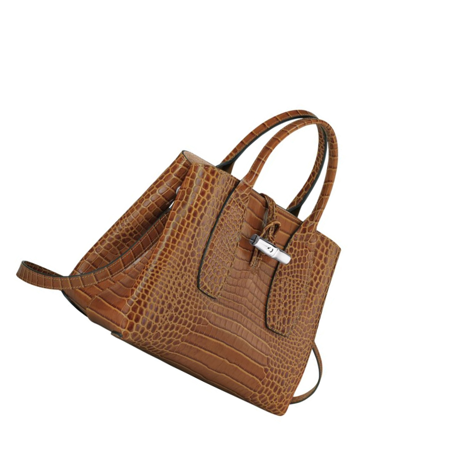 Longchamp Roseau M Handtas Dames Bruin | NL-IX58172