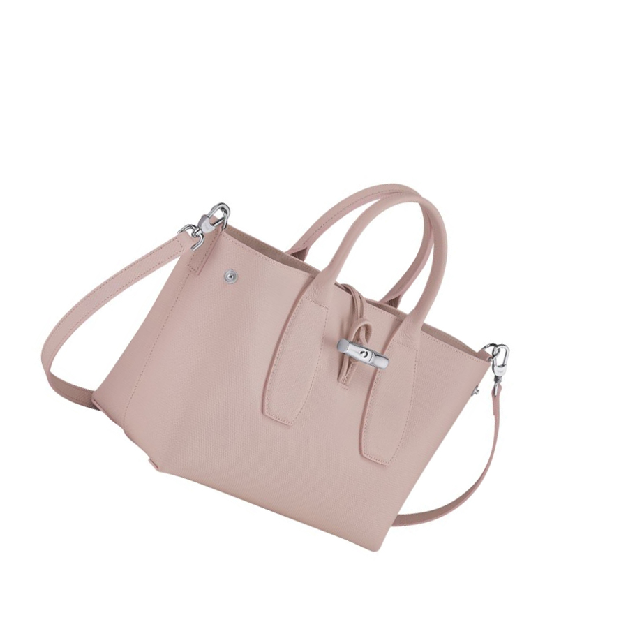 Longchamp Roseau M Handtas Dames Lichtroze | NL-KE01563