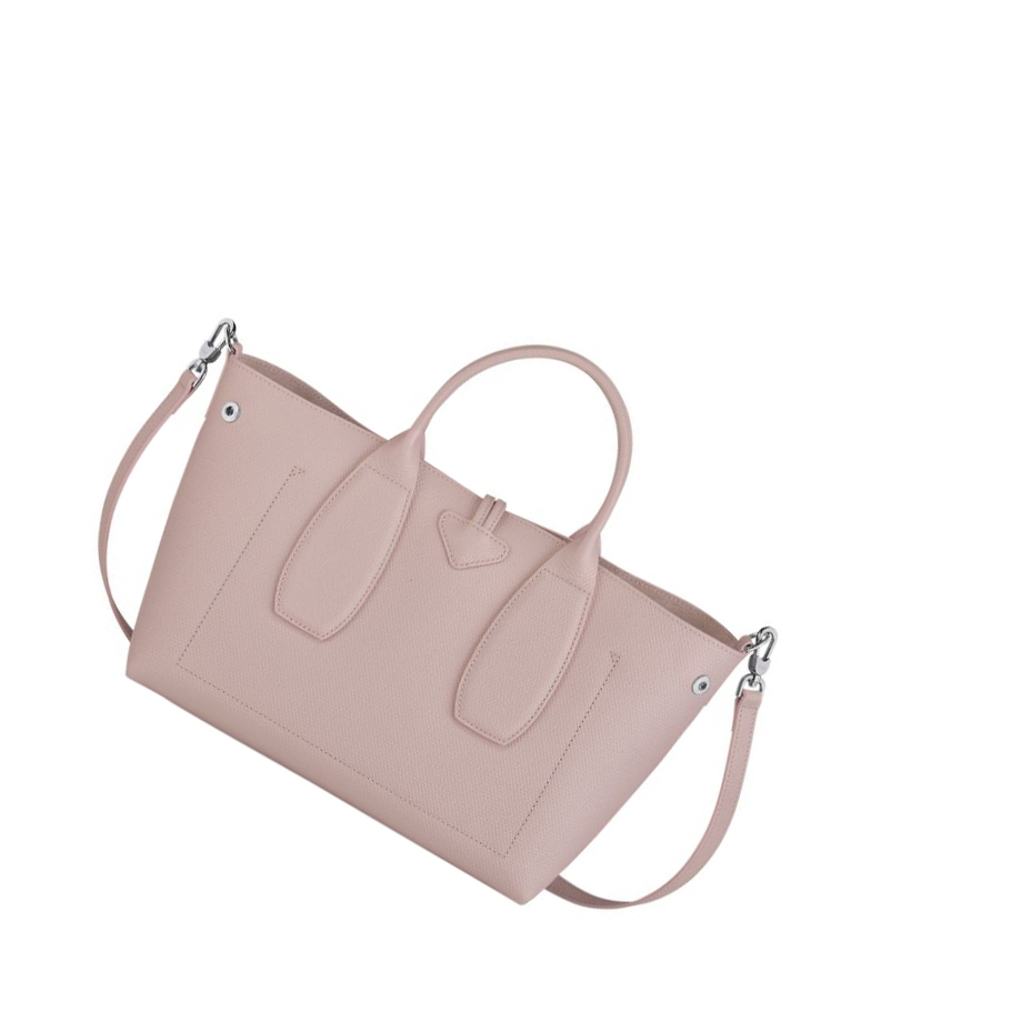Longchamp Roseau M Handtas Dames Lichtroze | NL-KE01563