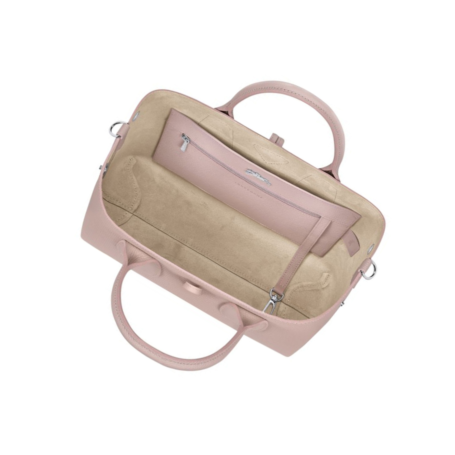 Longchamp Roseau M Handtas Dames Lichtroze | NL-KE01563