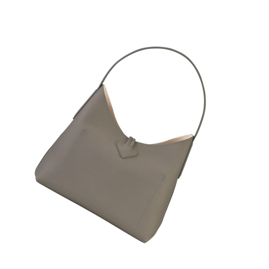 Longchamp Roseau M Schoudertassen Dames Grijs | NL-LS29167