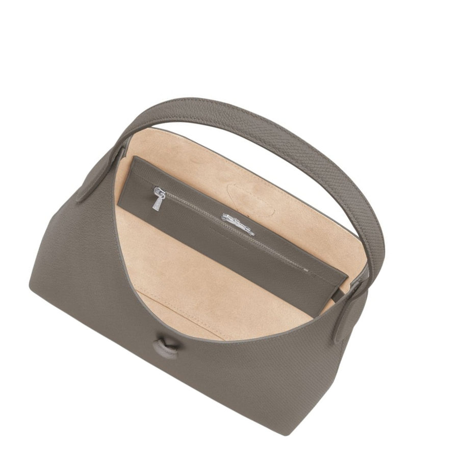 Longchamp Roseau M Schoudertassen Dames Grijs | NL-LS29167