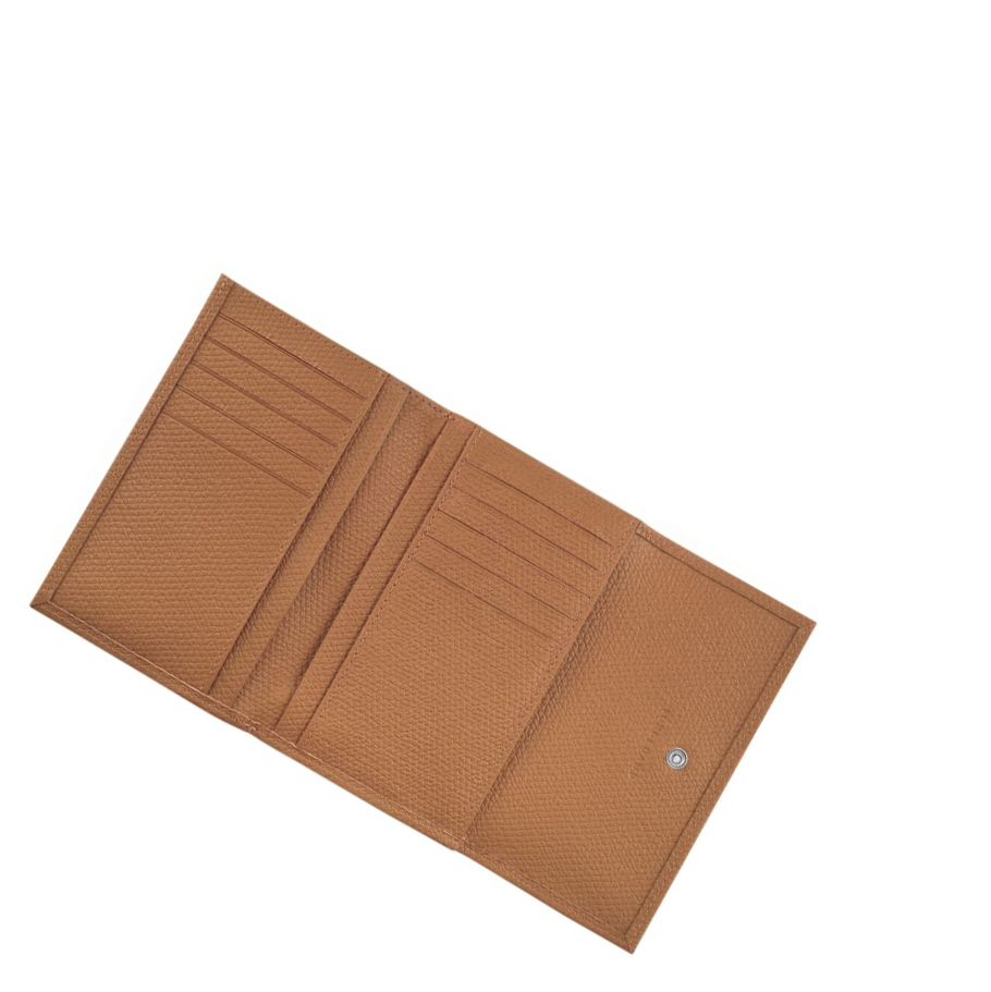 Longchamp Roseau Portefeuille Dames Beige | NL-EF51406