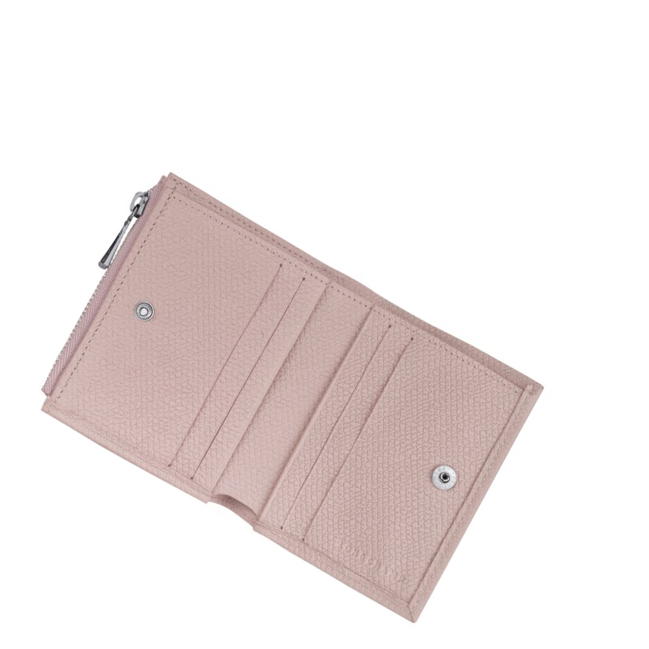 Longchamp Roseau Portefeuille Dames Lichtroze | NL-PT87250