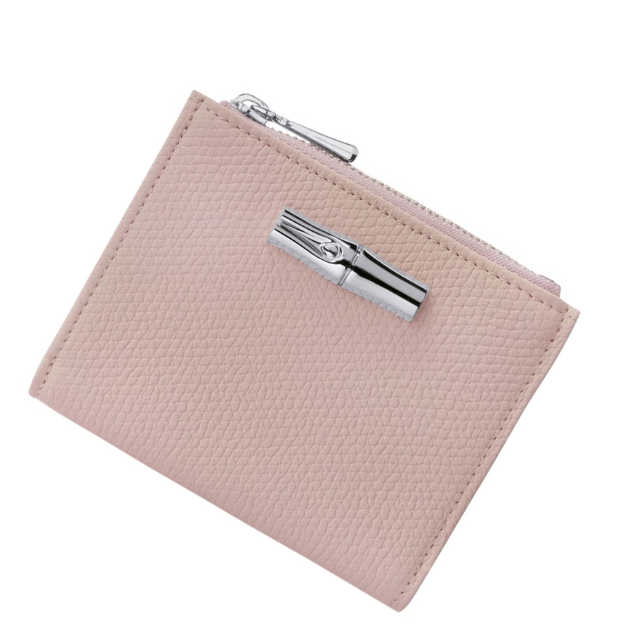 Longchamp Roseau Portefeuille Dames Lichtroze | NL-PT87250