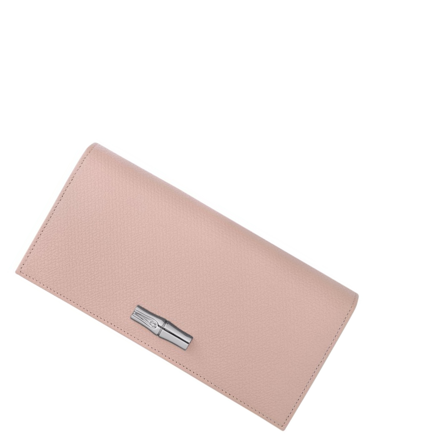Longchamp Roseau Portefeuille Dames Lichtroze | NL-XT98651