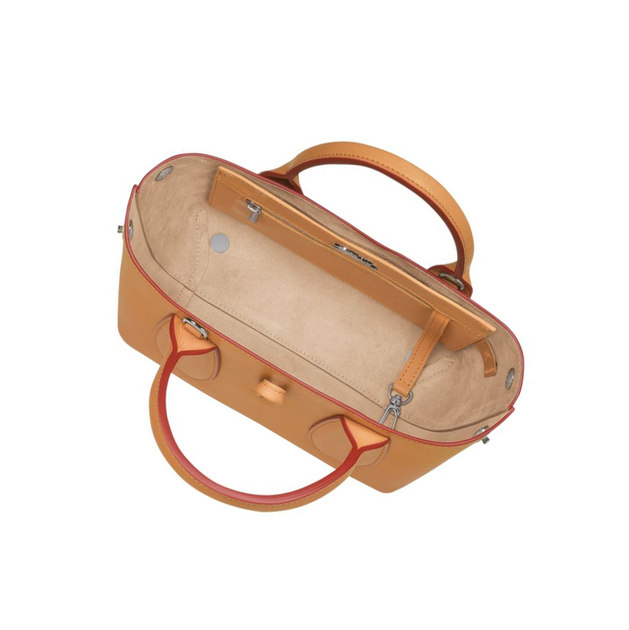 Longchamp Roseau S Handtas Dames Bruin | NL-CX10972