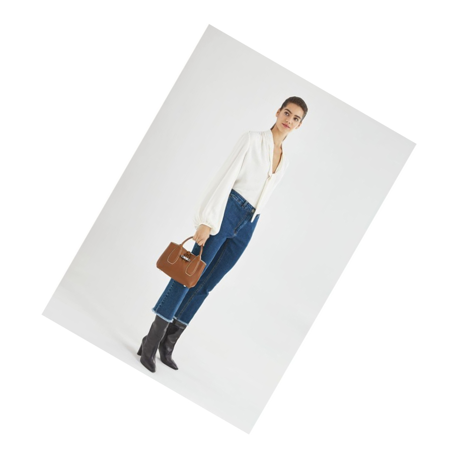Longchamp Roseau S Handtas Dames Bruin | NL-DP15803