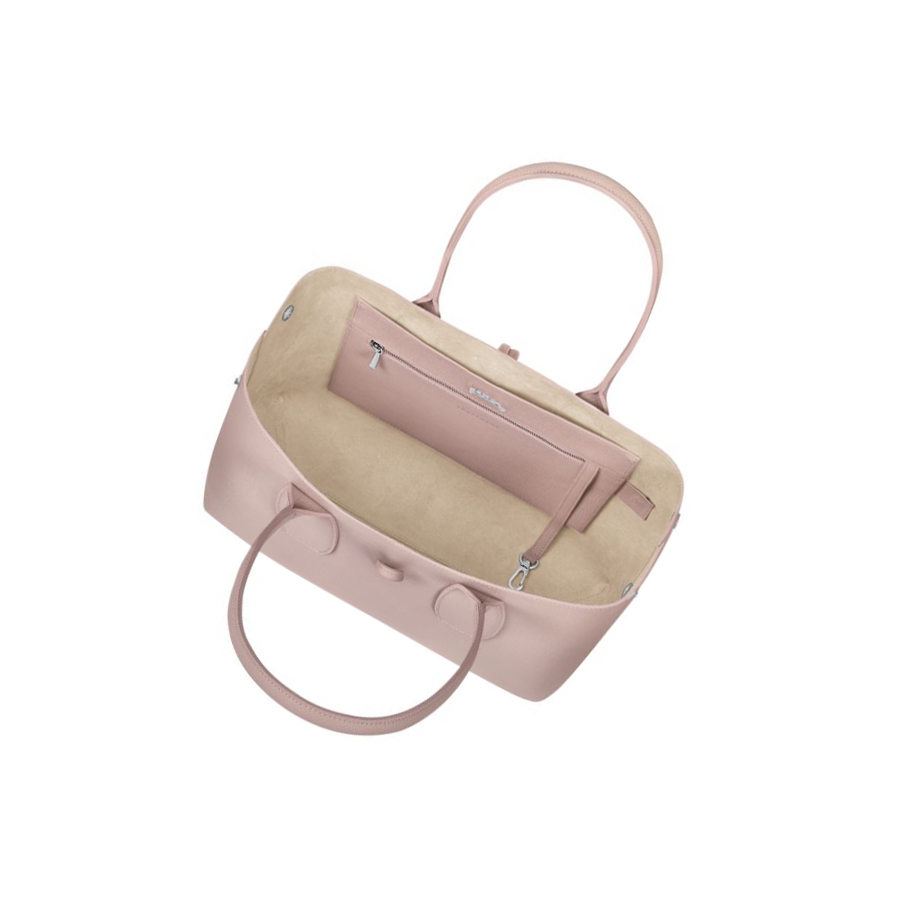 Longchamp Roseau Schoudertassen Dames Lichtroze | NL-MY42961