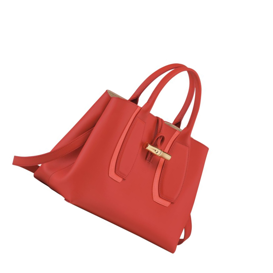 Longchamp Roseau Shadow M Handtas Dames Roze | NL-NQ75043