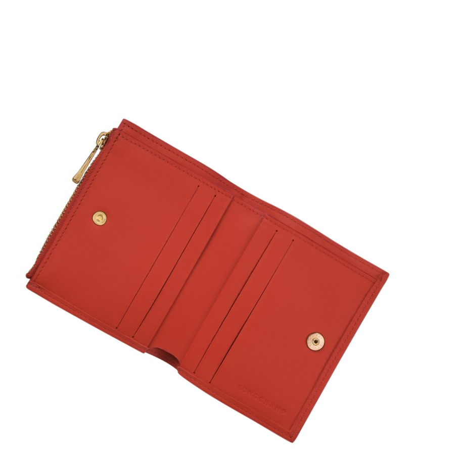 Longchamp Roseau Shadow Portefeuille Dames Roze | NL-QW08735