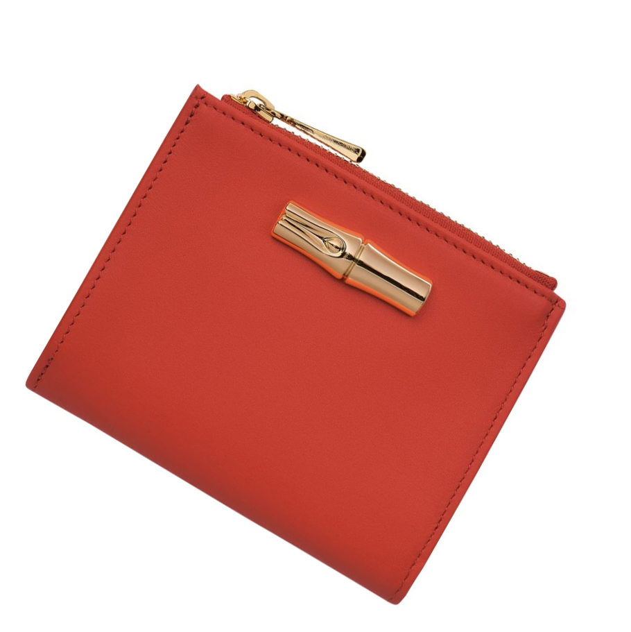 Longchamp Roseau Shadow Portefeuille Dames Roze | NL-QW08735