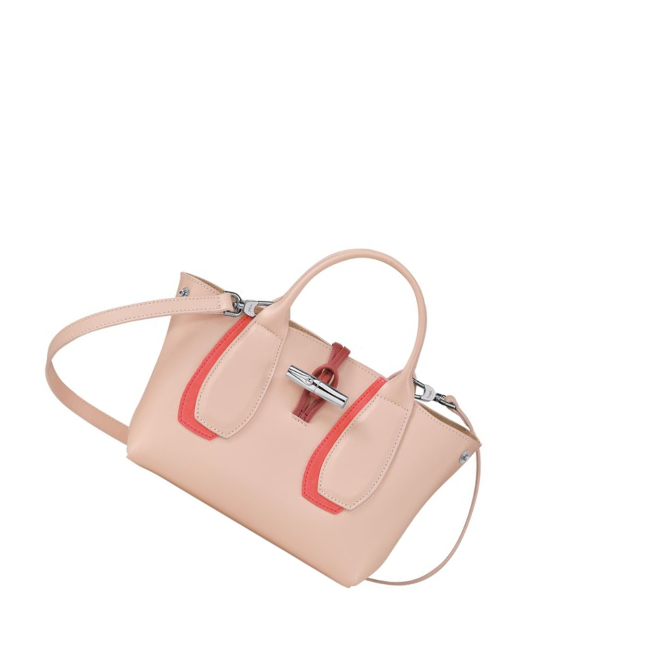 Longchamp Roseau Shadow S Handtas Dames Lichtroze | NL-OT37958