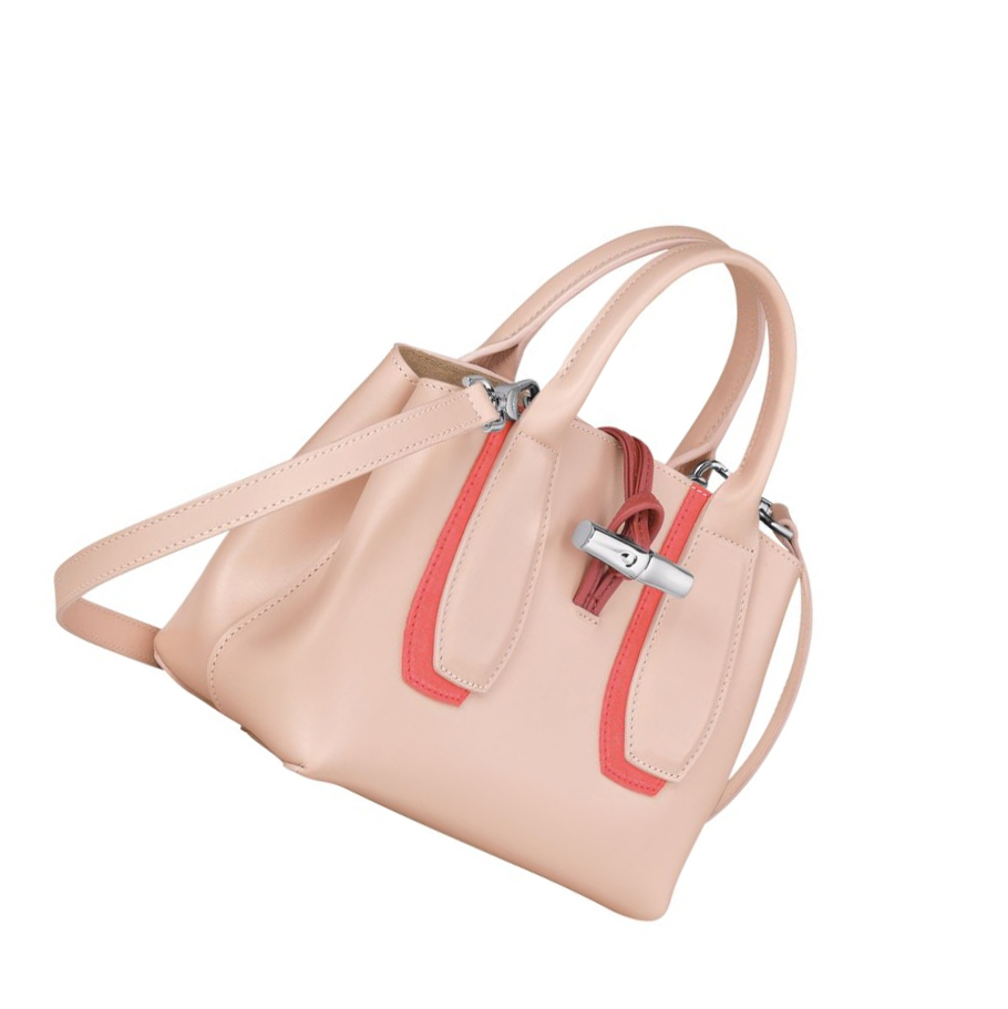 Longchamp Roseau Shadow S Handtas Dames Lichtroze | NL-OT37958