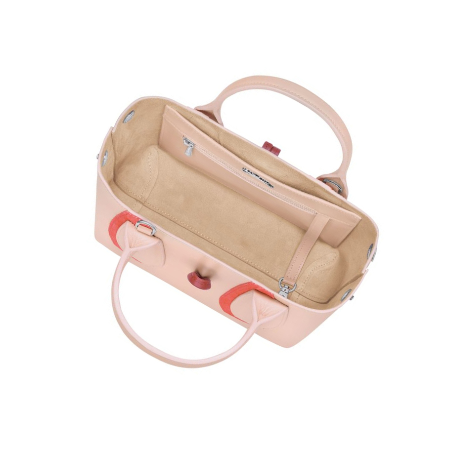 Longchamp Roseau Shadow S Handtas Dames Lichtroze | NL-OT37958