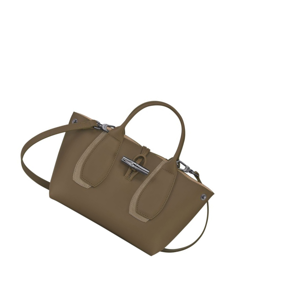 Longchamp Roseau Shadow S Handtas Dames Bruin | NL-UZ07841