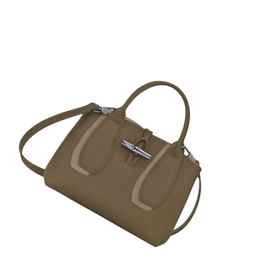 Longchamp Roseau Shadow S Handtas Dames Bruin | NL-UZ07841