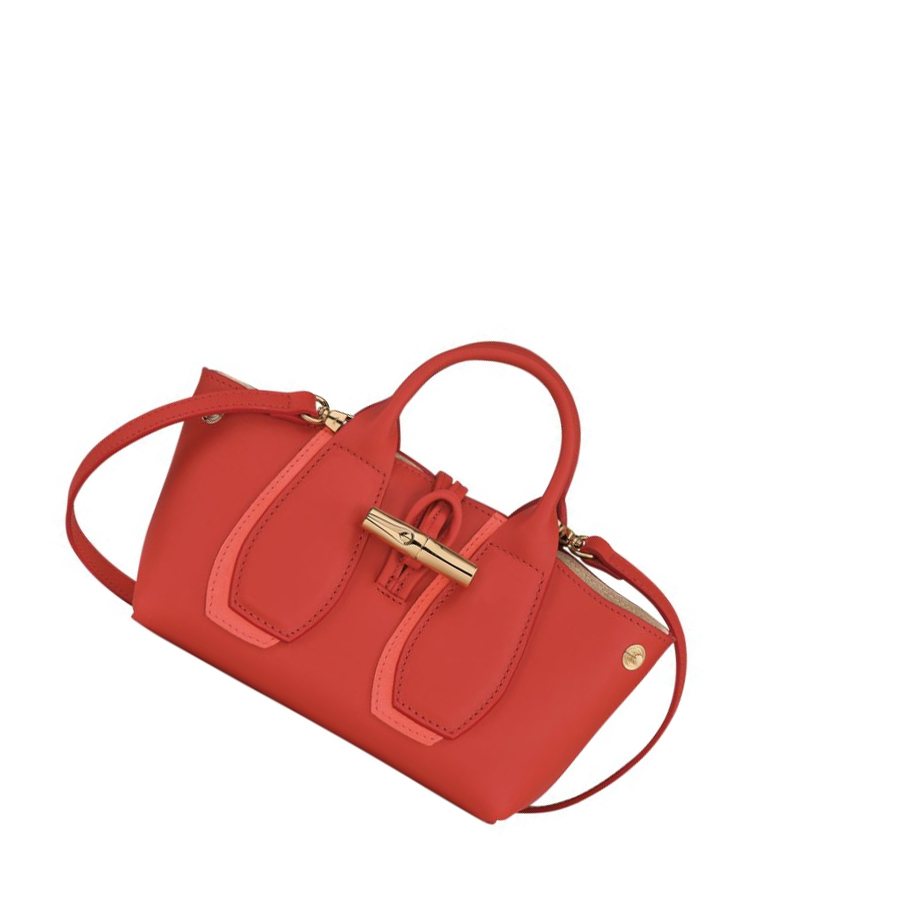 Longchamp Roseau Shadow XS Handtas Dames Roze | NL-IR83509