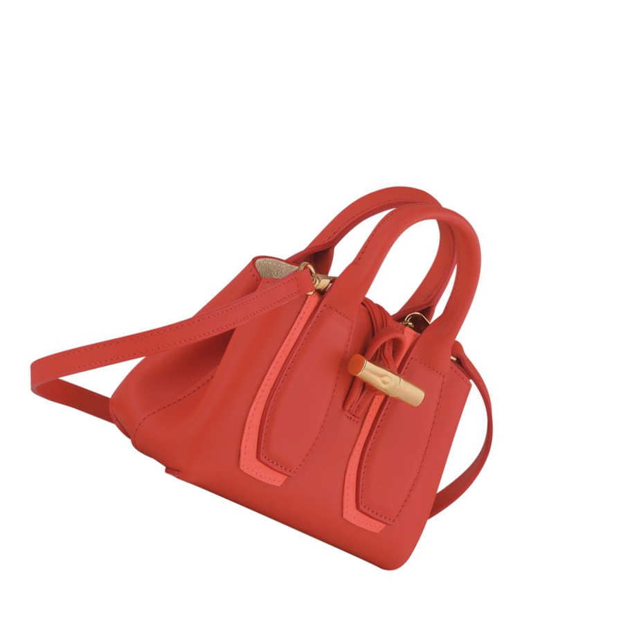 Longchamp Roseau Shadow XS Handtas Dames Roze | NL-IR83509